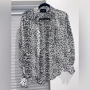 Animal Print Blouse